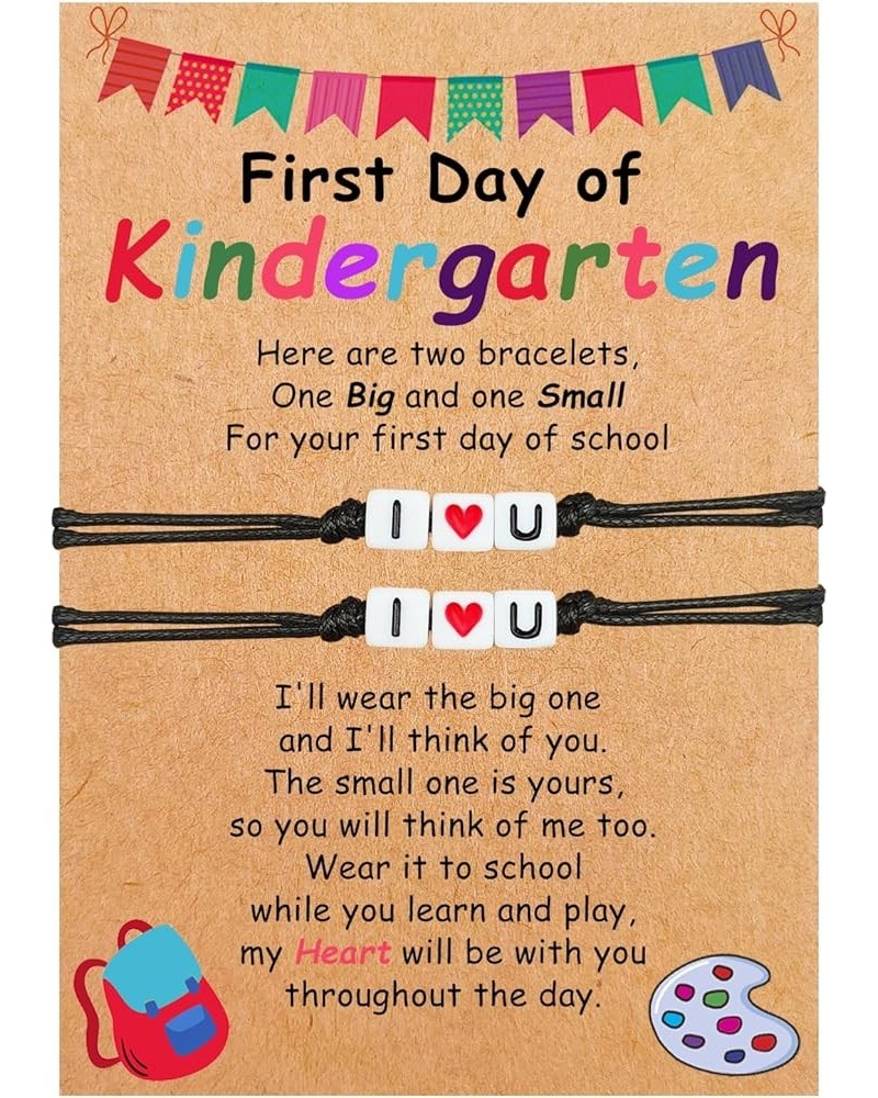 First Day of Kindergarten Bracelet Back to School Bracelet First Day of School Bracelets for Mom and Daughter First Day of Ki...