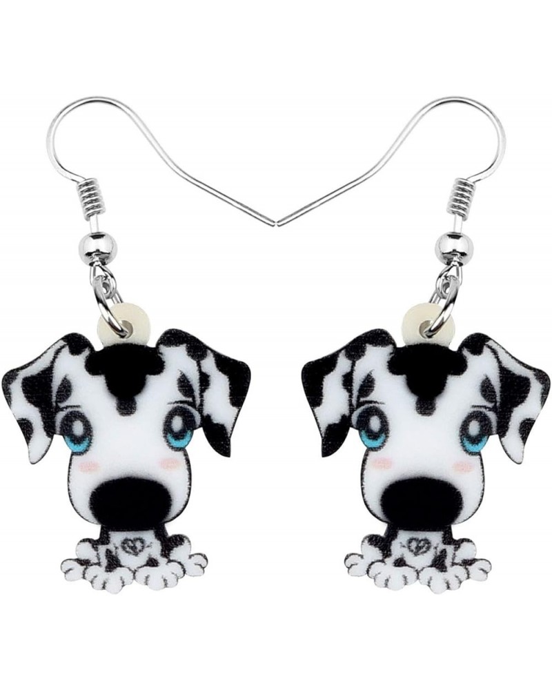 Acrylic Novelty Spot Dalmatian Dog Earrings Lovely Pets Drop Dangle Jewelry for Women Teens Girls Birthday Gifts Black $7.41 ...