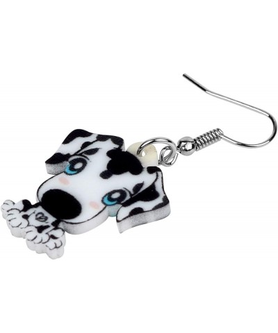 Acrylic Novelty Spot Dalmatian Dog Earrings Lovely Pets Drop Dangle Jewelry for Women Teens Girls Birthday Gifts Black $7.41 ...