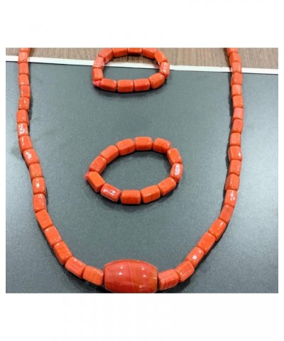 Original Coral Beads Necklace And Coral Bead Bracelet, Igbo bead African jewelry $30.74 Necklaces