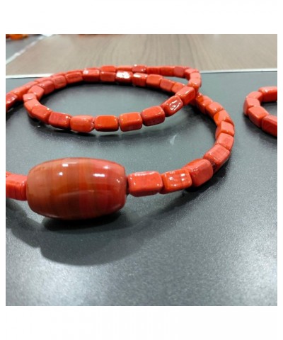 Original Coral Beads Necklace And Coral Bead Bracelet, Igbo bead African jewelry $30.74 Necklaces