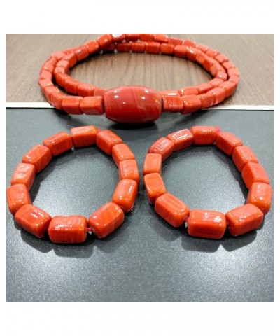 Original Coral Beads Necklace And Coral Bead Bracelet, Igbo bead African jewelry $30.74 Necklaces