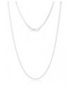 .925 Sterling Silver 0.7mm, 0.9mm, 1.1mm, 1.3mm, 1.5mm or 1.7mm Box Chain Necklace, Made In Italy 20.0 Inches 1.7mm $14.40 Ne...