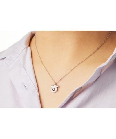 ARANG KOREAN BIRTHSTONE NECKLACE- OR (Original Rhodium) Plated, Cubic, Strong Durability - Fashion Jewelry Pearl (June) $25.6...