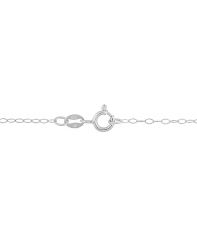 Sterling Silver 1.5 mm Open Link Chain Necklace (14, 16, 18, 20, 22, 24 or 30 inch) $7.69 Necklaces