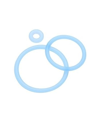 Hypo-Allergenic Replacement Silicone O-Ring (Pack of 10) 4g Light Blue $8.47 Body Jewelry