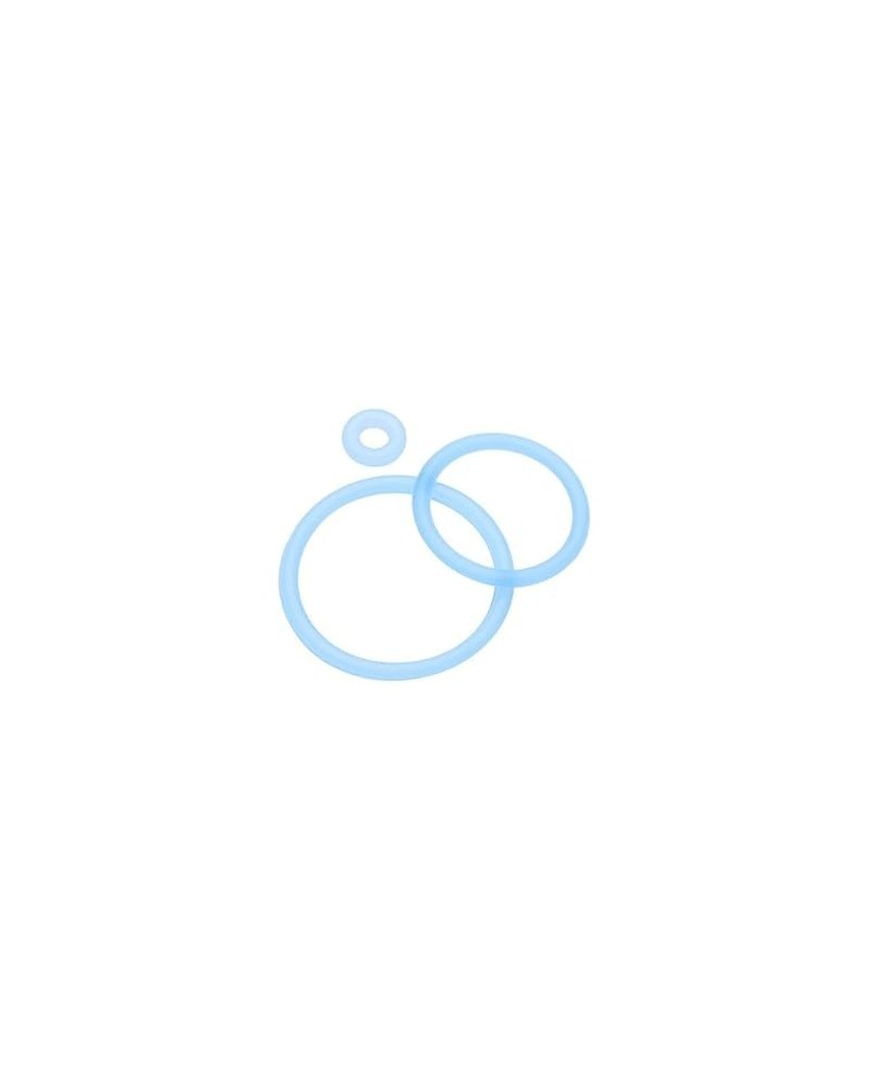 Hypo-Allergenic Replacement Silicone O-Ring (Pack of 10) 4g Light Blue $8.47 Body Jewelry