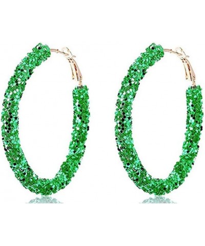 St Patricks Day Irish Shamrock Shape Wooden Dangle Earrings Green Leaf Alloy Earrings for Women Girls Jewelry sequin $8.69 Ea...