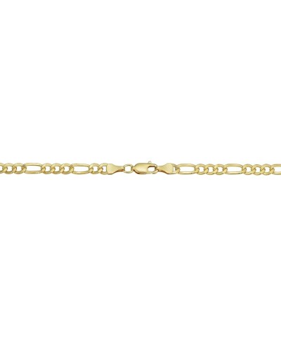 14k Yellow Gold Filled Solid Figaro Link Chain Necklace for Men and Women (3.3 mm, 4.2 mm, 5.2 mm, 6 mm, 7.8 mm or 8.6 mm) 24...