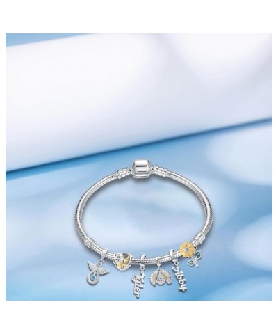 Personalized Name Charm for Pandora Bracelet Women Initial Bead Christams Gift Jasmine $10.25 Bracelets