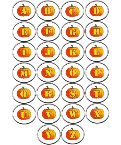 Polka Dot Pumpkin Monogram Alphabet Letter for Halloween Thanksgiving Fall 18MM - 20MM Snap Jewelry Snap Charm O $6.21 Bracelets