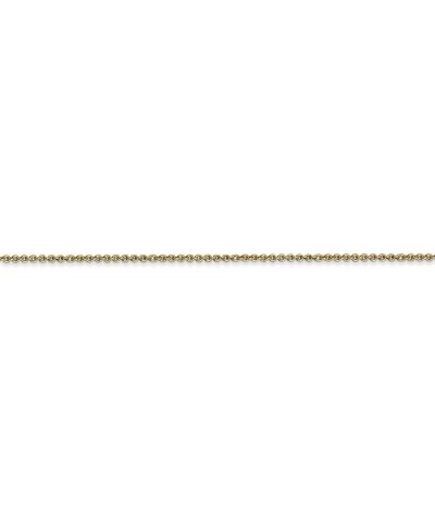 Solid 10k Yellow Gold 1mm Cable Chain Necklace - with Secure Lobster Lock Clasp 30.0 Inches $93.24 Necklaces