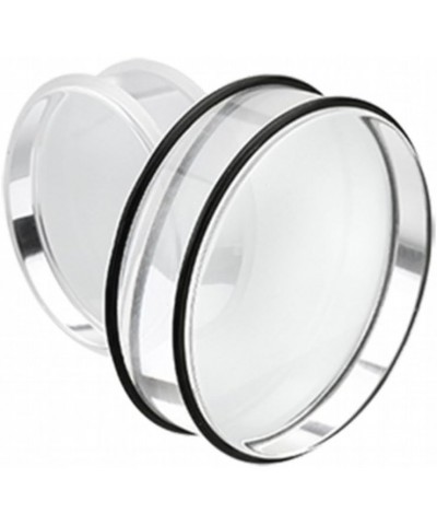 Supersize Basic Acrylic No Flare WildKlass Ear Gauge Plug (Sold as Pairs) 2" (51mm) Clear $13.76 Body Jewelry