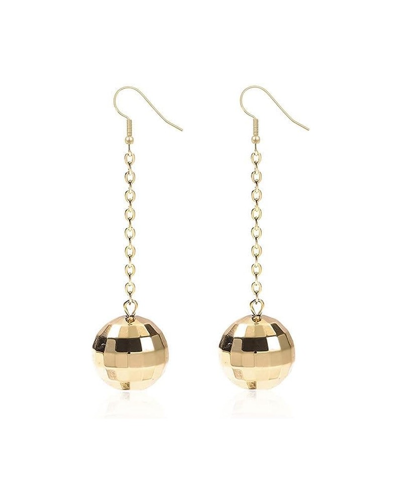 Disco Ball Earrings for Women - 70's Halloween Earrings Women's Costume Accessories $7.07 Earrings