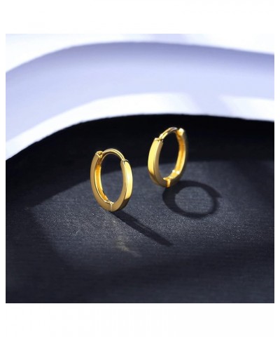 4 Pairs Gold Hoop Earrings Set for Women Cubic Zirconia Earrings Chunky Earrings Small Hoop Earrings Huggie Earrings Multiple...