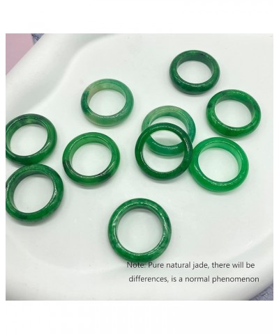 Jade Rings for Women Good Luck Jade Ring Green Jade Rings Jewelry Size6-10 10 Green $8.50 Rings