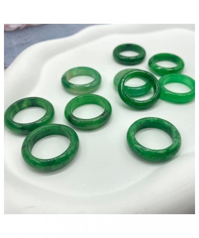 Jade Rings for Women Good Luck Jade Ring Green Jade Rings Jewelry Size6-10 10 Green $8.50 Rings