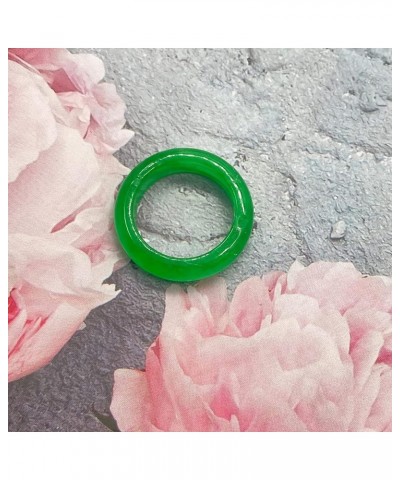 Jade Rings for Women Good Luck Jade Ring Green Jade Rings Jewelry Size6-10 10 Green $8.50 Rings