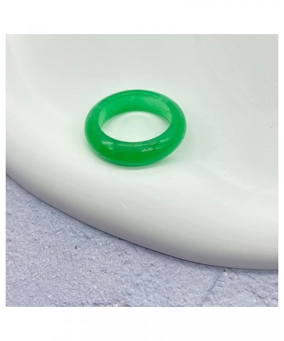 Jade Rings for Women Good Luck Jade Ring Green Jade Rings Jewelry Size6-10 10 Green $8.50 Rings