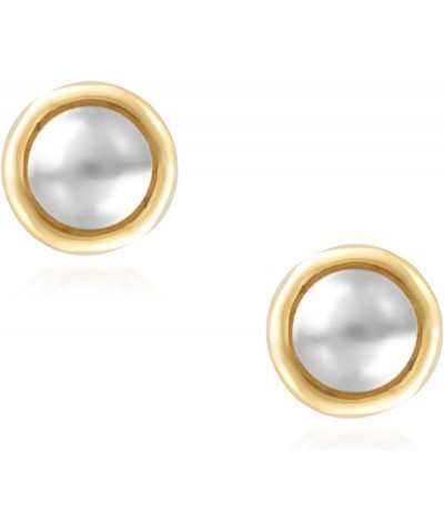 18K Gold Plated Sterling Silver Stud Earrings for Women - Made of Real Sterling Silver - 18K Gold Plated - Available Across V...