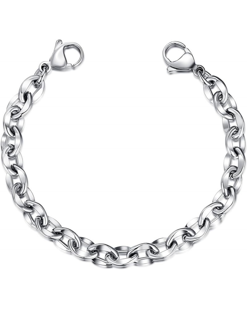 Stainless Steel Interchangeable Chain for Medical Alert Bracelets for Women and Men Cutting 5.0 Inches $8.83 Bracelets