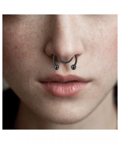 Fake Nose Ring Fake Septum Fake Nose Rings Fake Nose Hoop Fake Nose Rings for Women Fake Nose Piercing Fake Septum Ring Fake ...