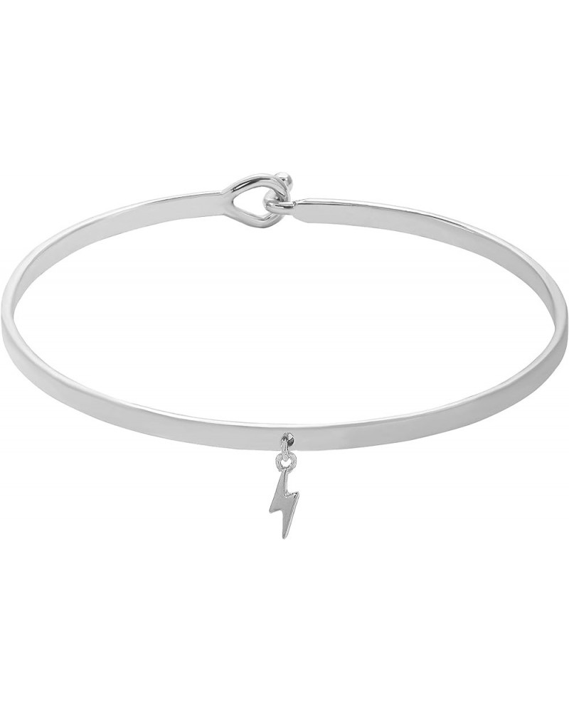 Mighty Tiny Charm Cuff Bracelet Lightning Bolt Silver $8.24 Bracelets