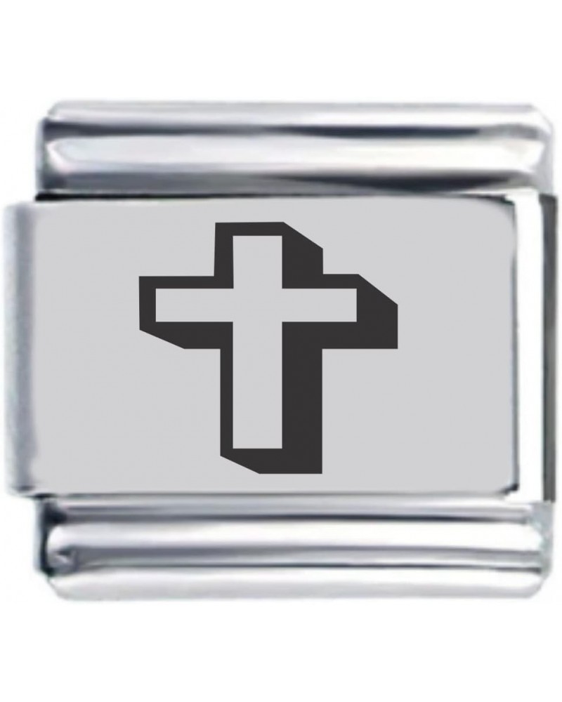 Cross Laser Italian Charm $6.89 Bracelets