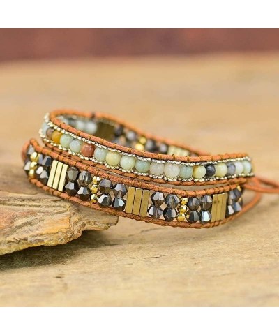 Boho Jasper Handmade Bracelet: Bohemian Bead Natural Stone Jewelry Bohemian Style Jasper Bracelet Gemstone Beads Bracelet Jew...