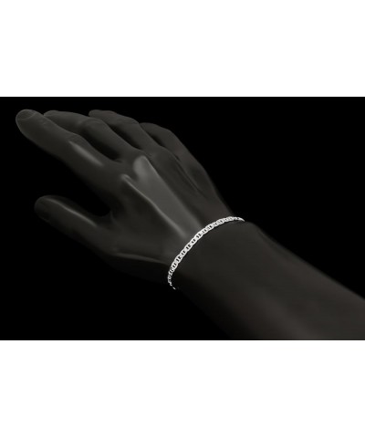 2mm-10mm Solid .925 Sterling Silver Italian Mariner Link Bracelet 10.0 Inches 3.5mm Anklet $22.05 Anklets