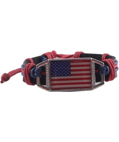 Flag Bracelet Ukraine United States Uruguay Ethiopia's Regional Flag Leather Bracelet (Color : Portugal) Italy $18.19 Bracelets