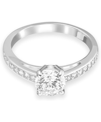 Attract Round Ring Jewelry Collection, Rhodium Finish, Clear Crystals US 8/EU 58 $29.60 Others