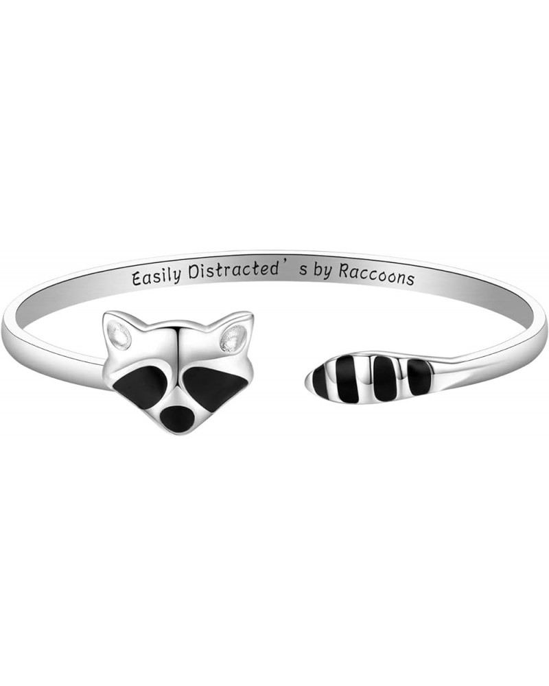 Raccoon Gift Raccoon Bracelet Easily Distracted by Raccoons Raccoon Lover Raccoon Owner Raccoons $10.82 Bracelets