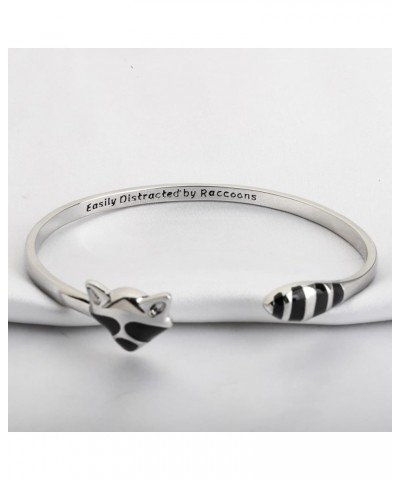 Raccoon Gift Raccoon Bracelet Easily Distracted by Raccoons Raccoon Lover Raccoon Owner Raccoons $10.82 Bracelets