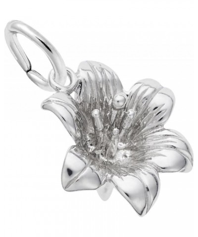 Rembrandt Lily Charm - Metal - Sterling Silver $19.64 Bracelets