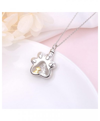 Urn Necklace for Ashes 925 Sterling Silver Animal Keepsake Cremation Heart Jewelry for Human Ashes Memorial Cremation Keepsak...