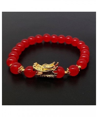 2024 Chinese Zodiac Dragon Colorful Handamde Beaded Adjustable Bracelets Spring Festival Lucky Amulet Feng Shui Animal Bangle...