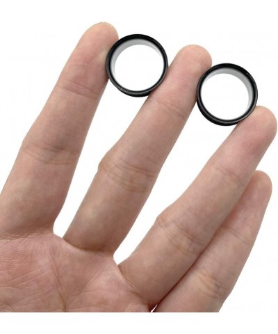 Ear Tunnels Stretching Kit Stainless Steel Gauge Plugs Set Single Flared Stretching Kit Black Color 00g 7/16 1/2 9/16 5/8 3/4...