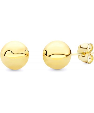 14k Yellow Gold Ball Stud Earrings with Puch Back - 6 Different Size Available 7 mm $32.00 Earrings