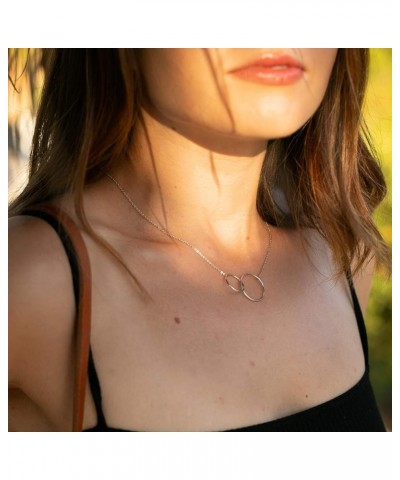 Cousins Necklace - Heartfelt Card & Jewelry Gift for Birthday, Holidays & More Interlocking Circles Rose Gold $28.49 Necklaces