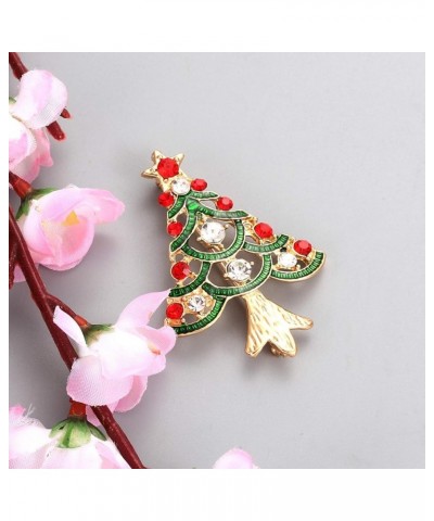 9 Pieces Christmas Brooch Pin Set for Women Christmas Pins Christmas Brooch Snowman Boots Reindeer Bow Gift Box Xmas Tree Car...