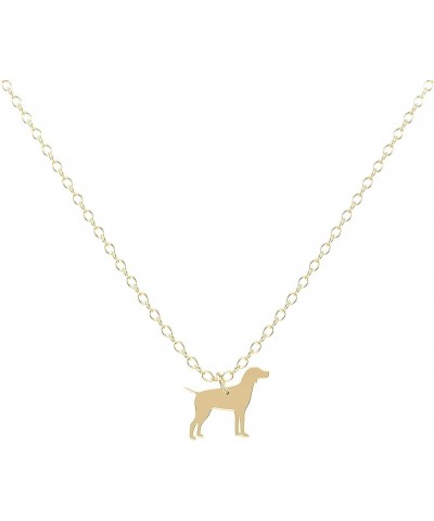 Sterling Silver 14k Gold/Rose Gold Necklace, Rottweiler, Great Dane, Pitbull, Border Collie, German Shepherd, Australian Shep...