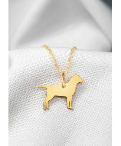 Sterling Silver 14k Gold/Rose Gold Necklace, Rottweiler, Great Dane, Pitbull, Border Collie, German Shepherd, Australian Shep...