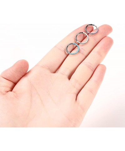 Septum Ring Septum Jewelry Septum Clicker Daith Rook Helix Conch Tragus Piercing Jewelry 316L Surgical Steel Nose Ring Hoop C...