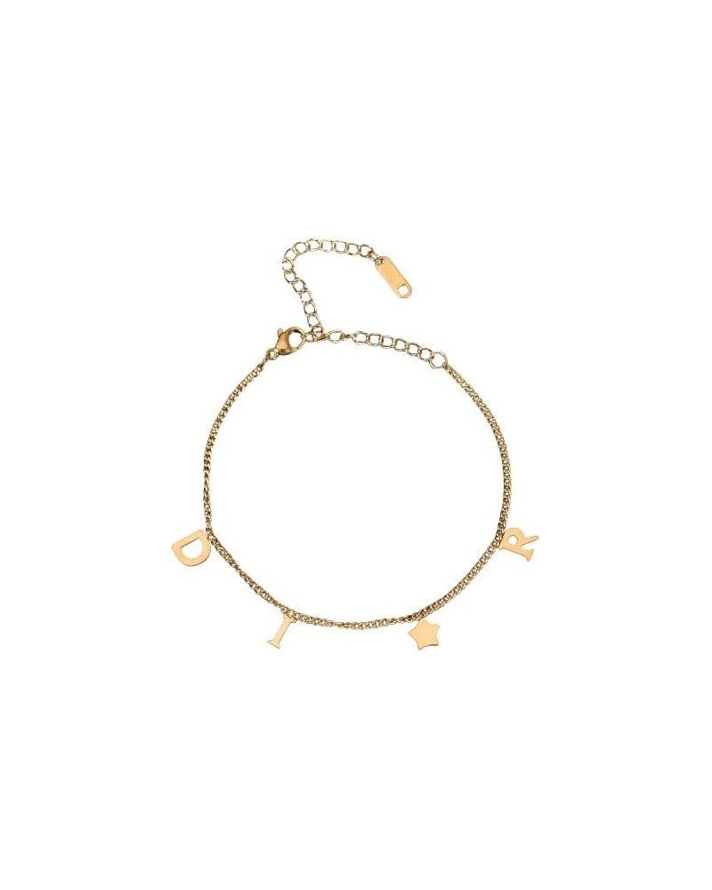 Custom Letter Name Anklet for Women in Gold, Silver and Rose Gold | Name Anklet Personalized | Anklet with Your Name | Multip...