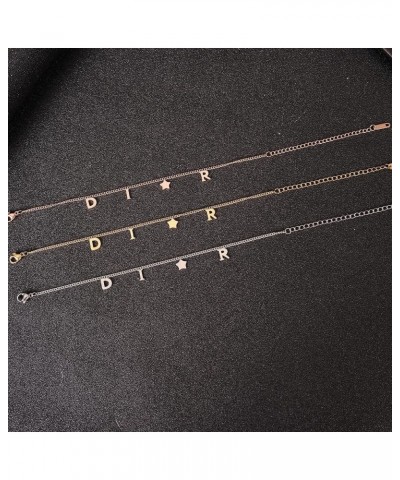 Custom Letter Name Anklet for Women in Gold, Silver and Rose Gold | Name Anklet Personalized | Anklet with Your Name | Multip...