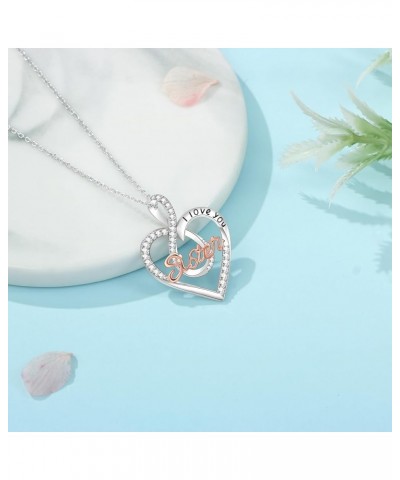 Infinity Heart ????????? ??? ????? Mom Grandma Aunt Sister Nana Wife Daughter Christmas Gifts for Women Birthday Christmas Va...