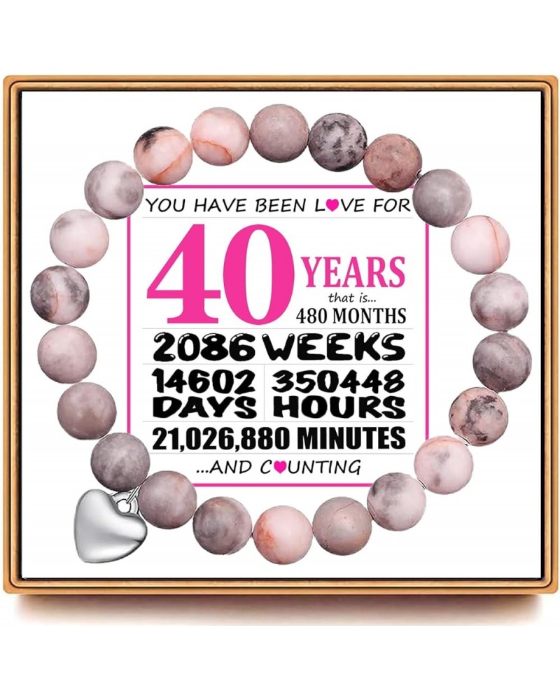 Birthday Gifts for Women Girls Teen Stone Heart Bracelet 12 13 14 15 16 17 18 19 20 21 Year Old for Friends Daughter Sister K...