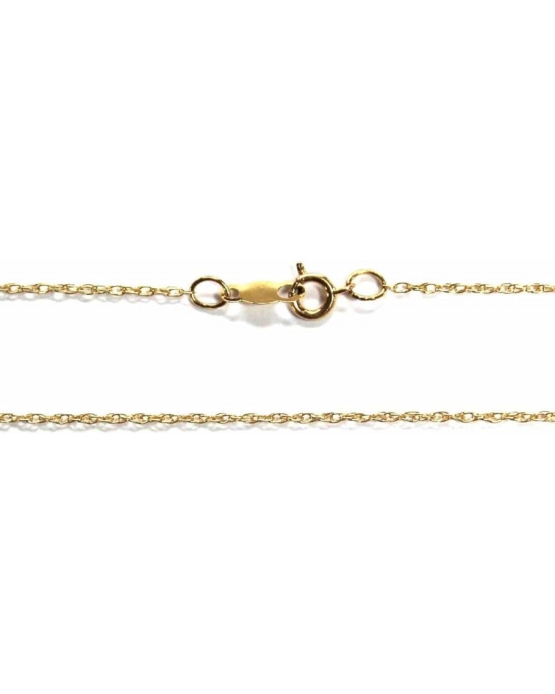 14Kt 14K Yellow 7" 16" 18" 20" 24" .95mm Solid Gold Light Weight Rope Chain 18.0 Inches $28.96 Necklaces