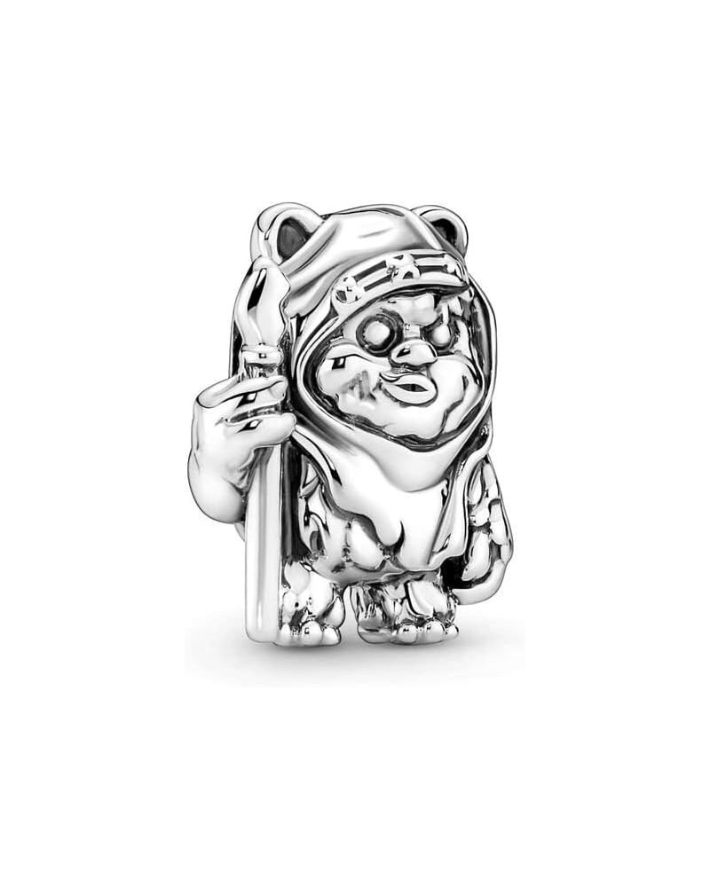 Charm 925 Sterling Silver Pendant,Girl Jewelry Beads Gifts for Women Bracelet&Necklace Ewok Motif Charm $9.71 Bracelets